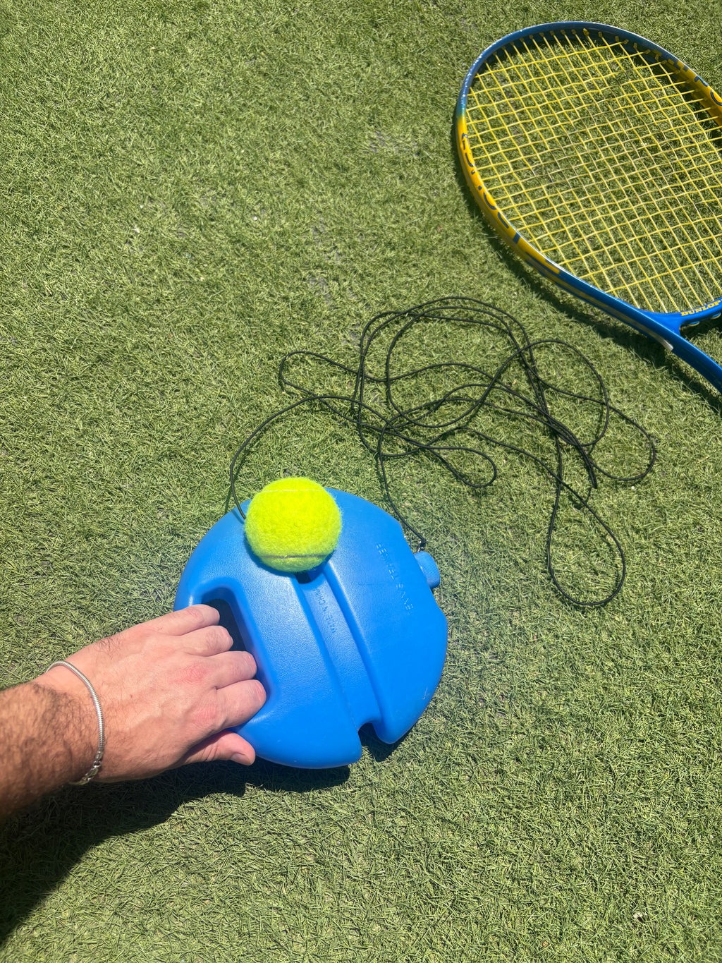 Entrenador de Tenis Portátil SetPoints Pro para Práctica y Diversión