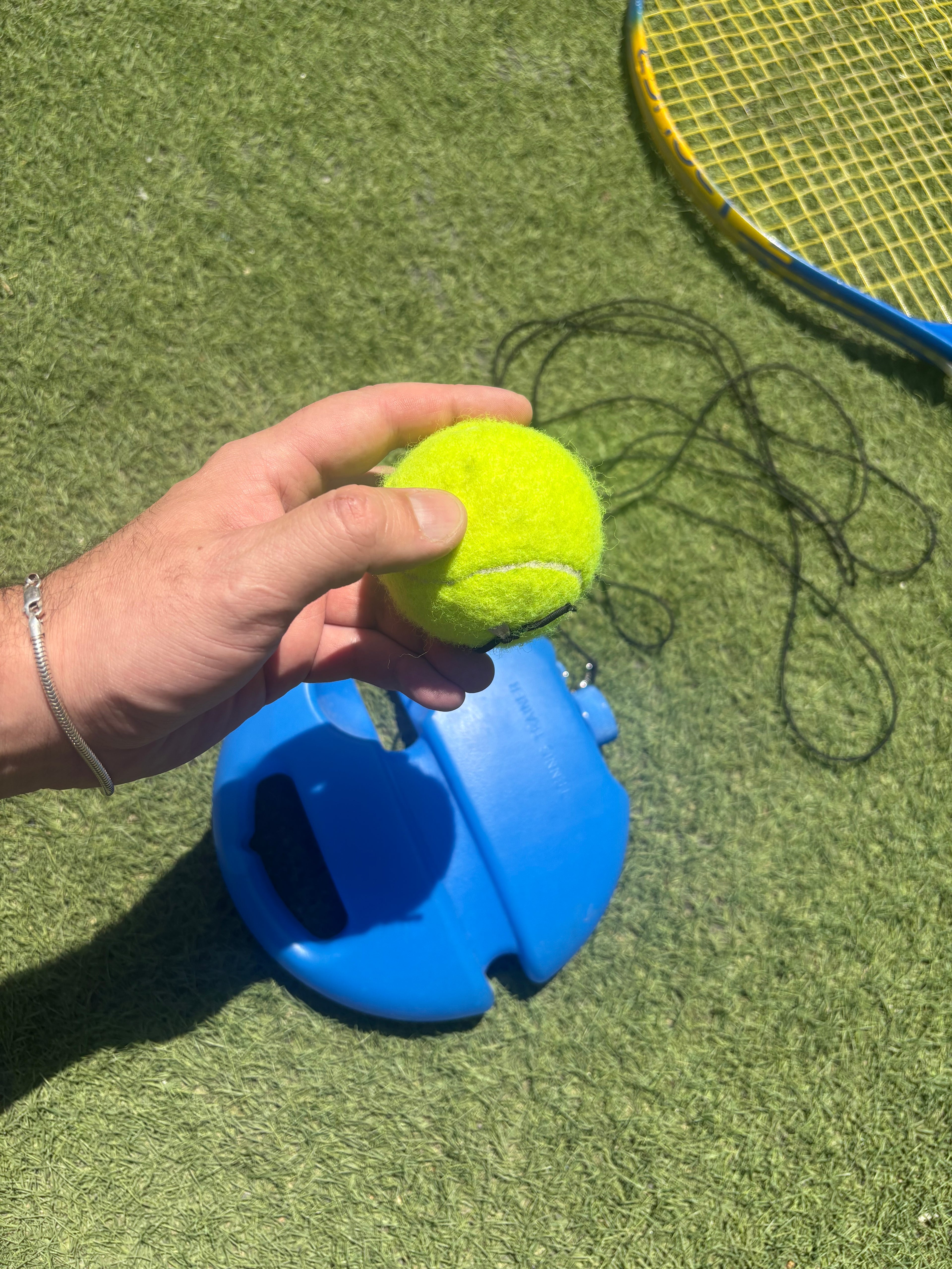 Entrenador de Tenis Portátil SetPoints Pro + Raqueta Niños