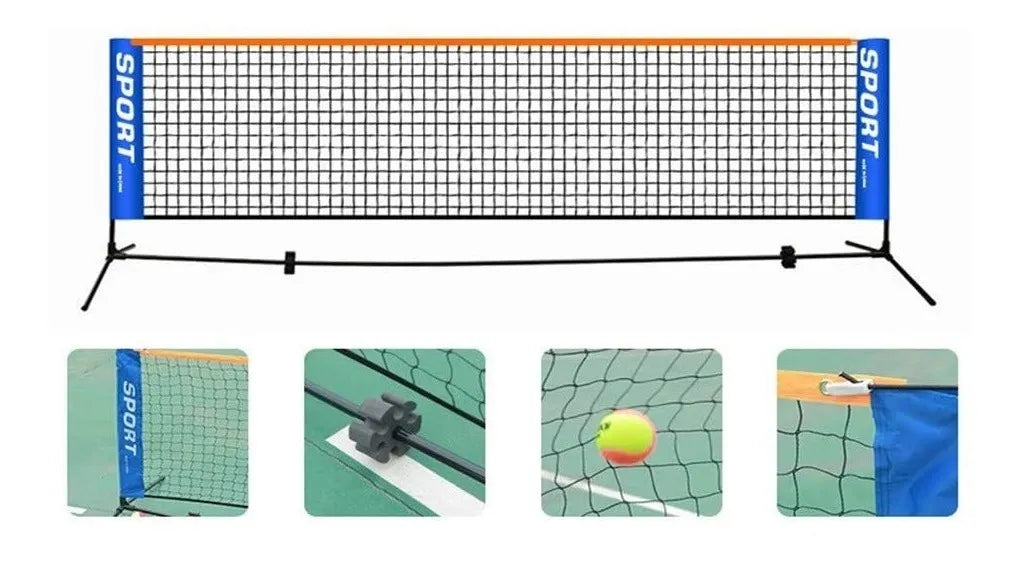Malla de Tenis Mini Fútbol Portátil 3 Metros x 70cm